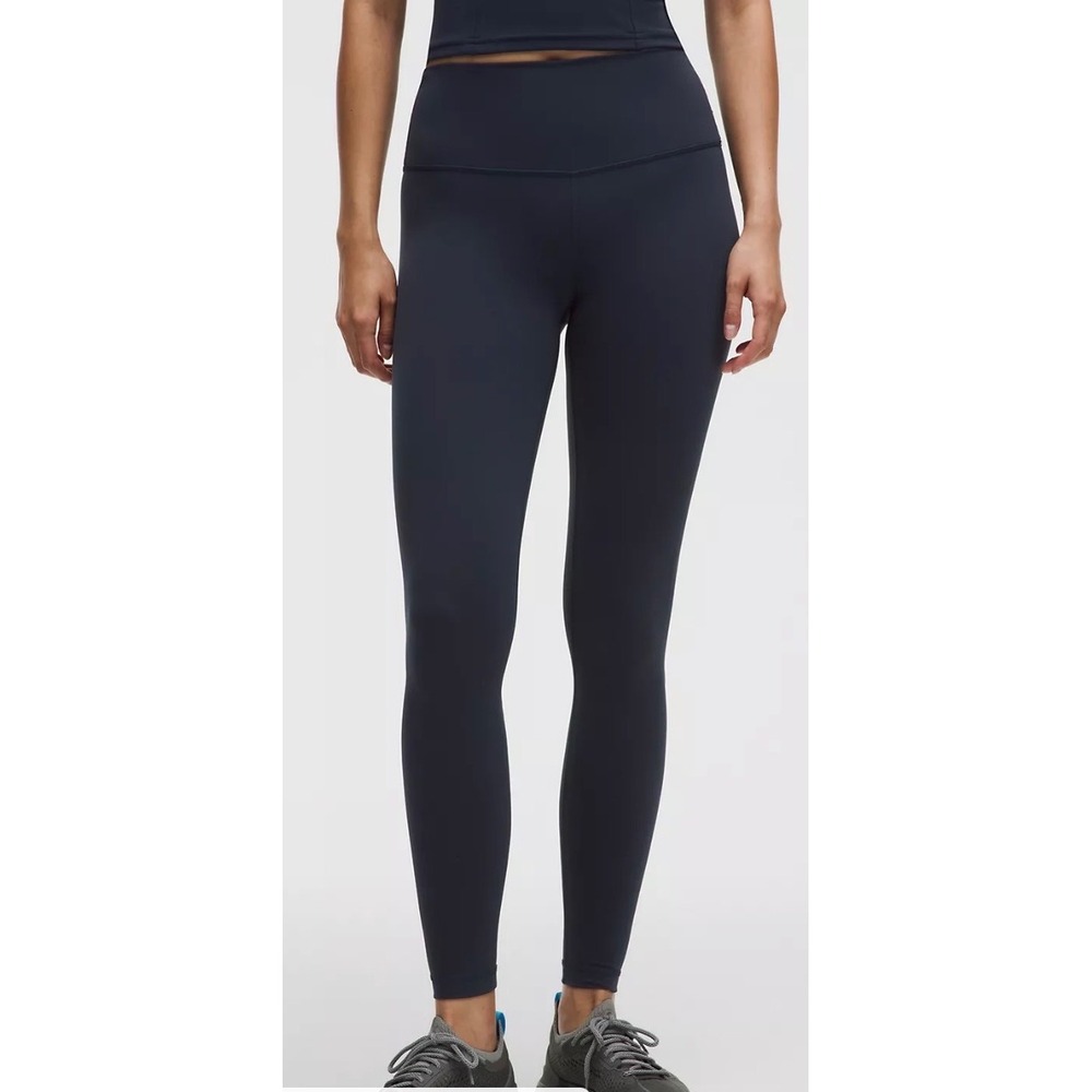 Lululemon Align Pant II High Rise 28" Leggings Navy Blue Size 10 Luxtreme cozy